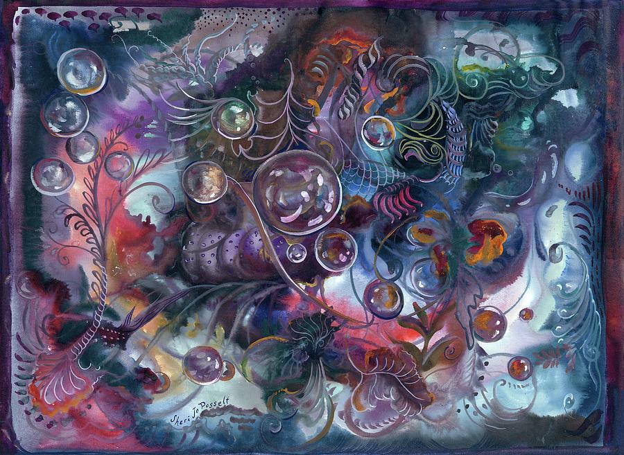 Midnight Dancing Bubbles by Sheri Jo Posselt