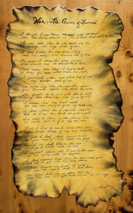 War's Poem by Sheri Jo Posselt